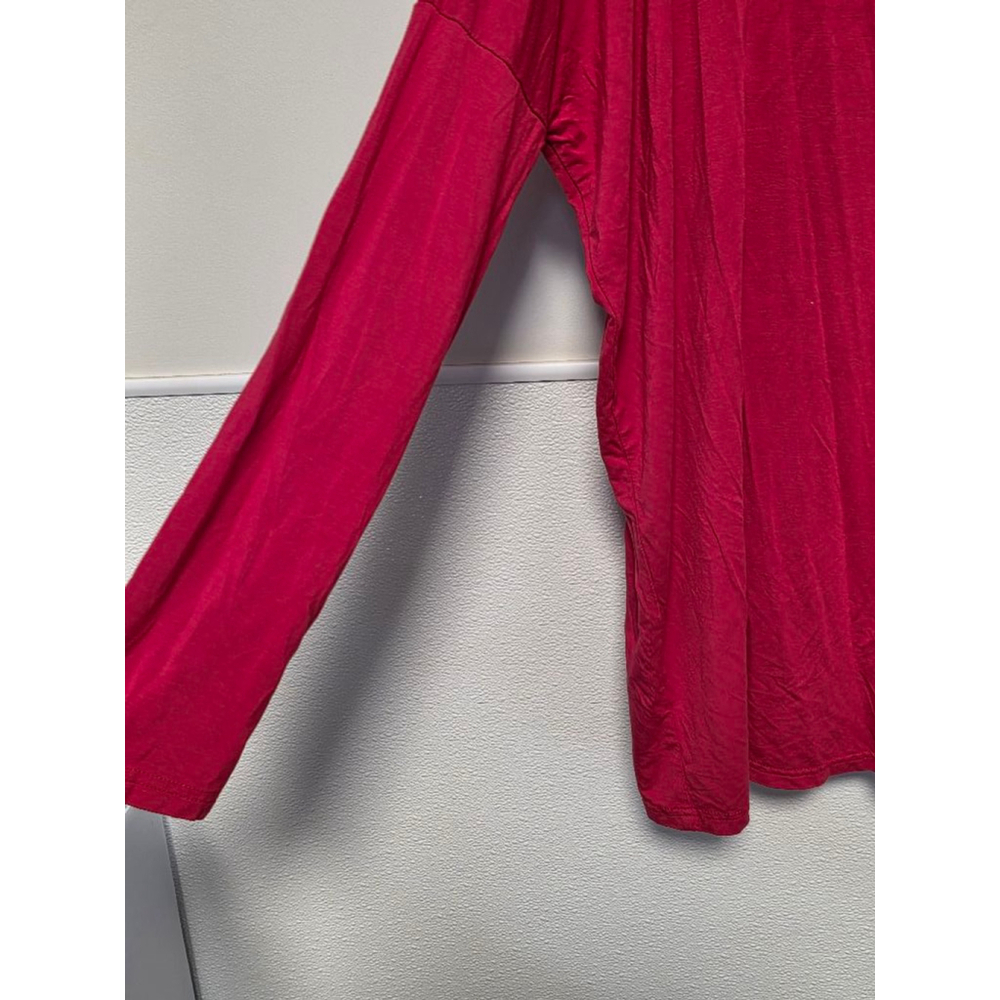 Women's Piko 1988 Top Size L Red Long Sleeve - Picture 5 of 9